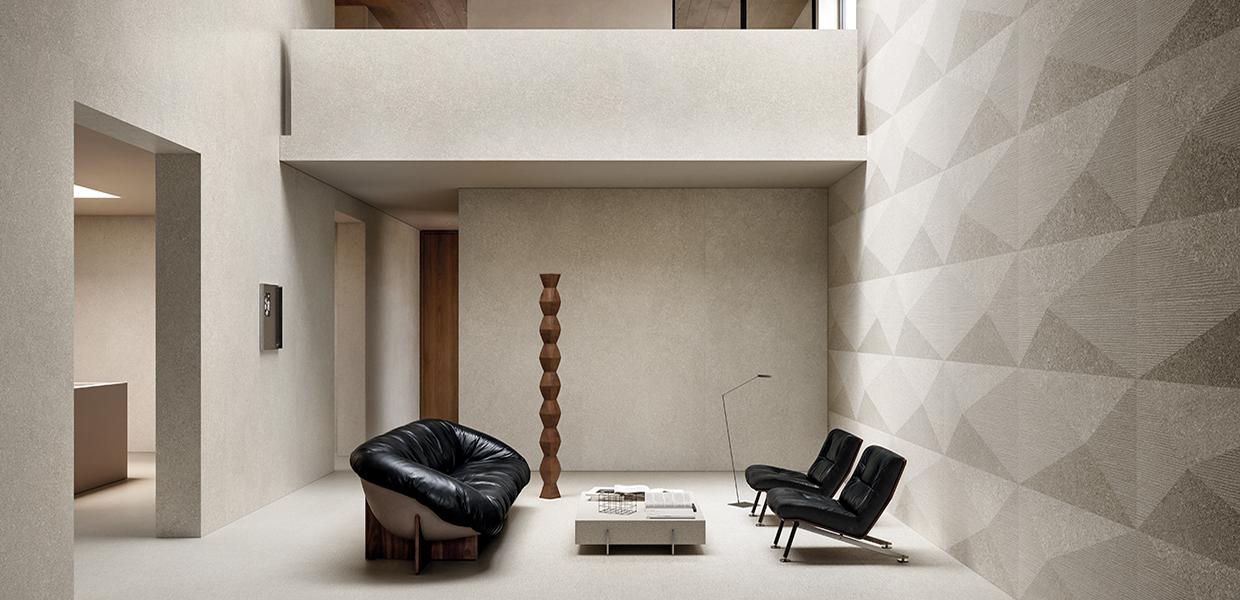 Gres Porcelánico Ergon Conceptstone Piedra Sala De Estar Grey Nativa,grey Bocciardata,grey Scalpellata Imagen Galería | Emilceramica Gres Porcelánico Ergon Conceptstone Piedra Sala De Estar Grey Nativa,grey Bocciardata,grey Scalpellata Imagen Galería | Emilceramica