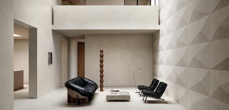 ConceptStone | Emilceramica Porcelain Stoneware Ergon Conceptstone Stone Living-room Grey Nativa,grey Bocciardata,grey Scalpellata | Emilceramica