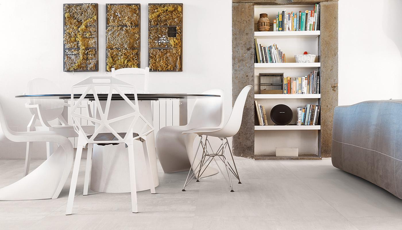 Porcelain Stoneware Provenza Gesso Stone Living-room Natural White | Emilceramica Porcelain Stoneware Provenza Gesso Stone Living-room Natural White | Emilceramica