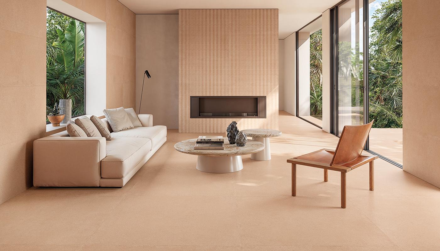 Porcelain Stoneware Emil Pietra Essenza Stone Kitchen Rosso Siena Fondo,rosso Siena Dune | Emilceramica Porcelain Stoneware Emil Pietra Essenza Stone Kitchen Rosso Siena Fondo,rosso Siena Dune | Emilceramica