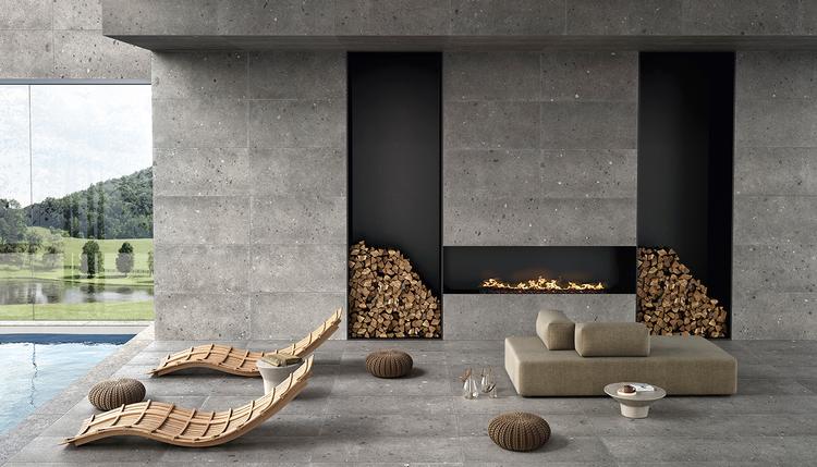 Ego | Emilceramica Porcelain Stoneware Provenza Ego Stone Outdoor Space Grigio Scuro | Emilceramica