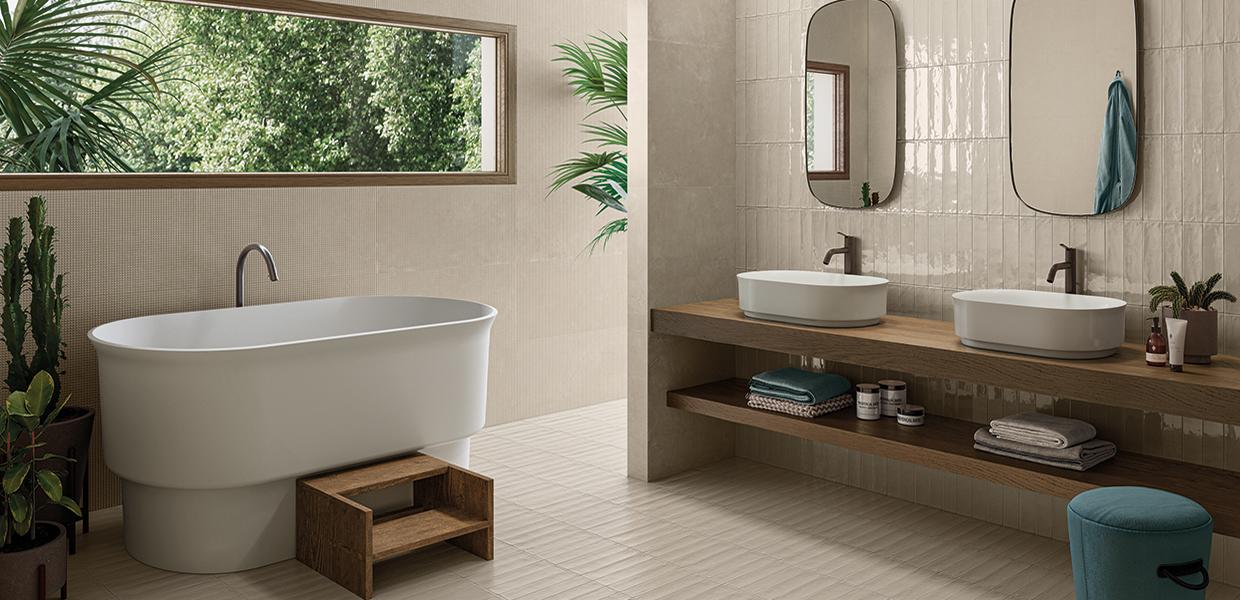 Grès Cérame Emil Totalook Brick Salle De Bain Sabbia Majolica Lux,sabbia Majolica Matt Image Galerie | Emilceramica Grès Cérame Emil Totalook Brick Salle De Bain Sabbia Majolica Lux,sabbia Majolica Matt Image Galerie | Emilceramica