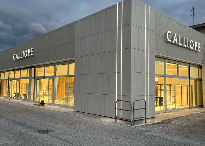 Calliope Store: ventilated facades combining tactile allure with technical complexity