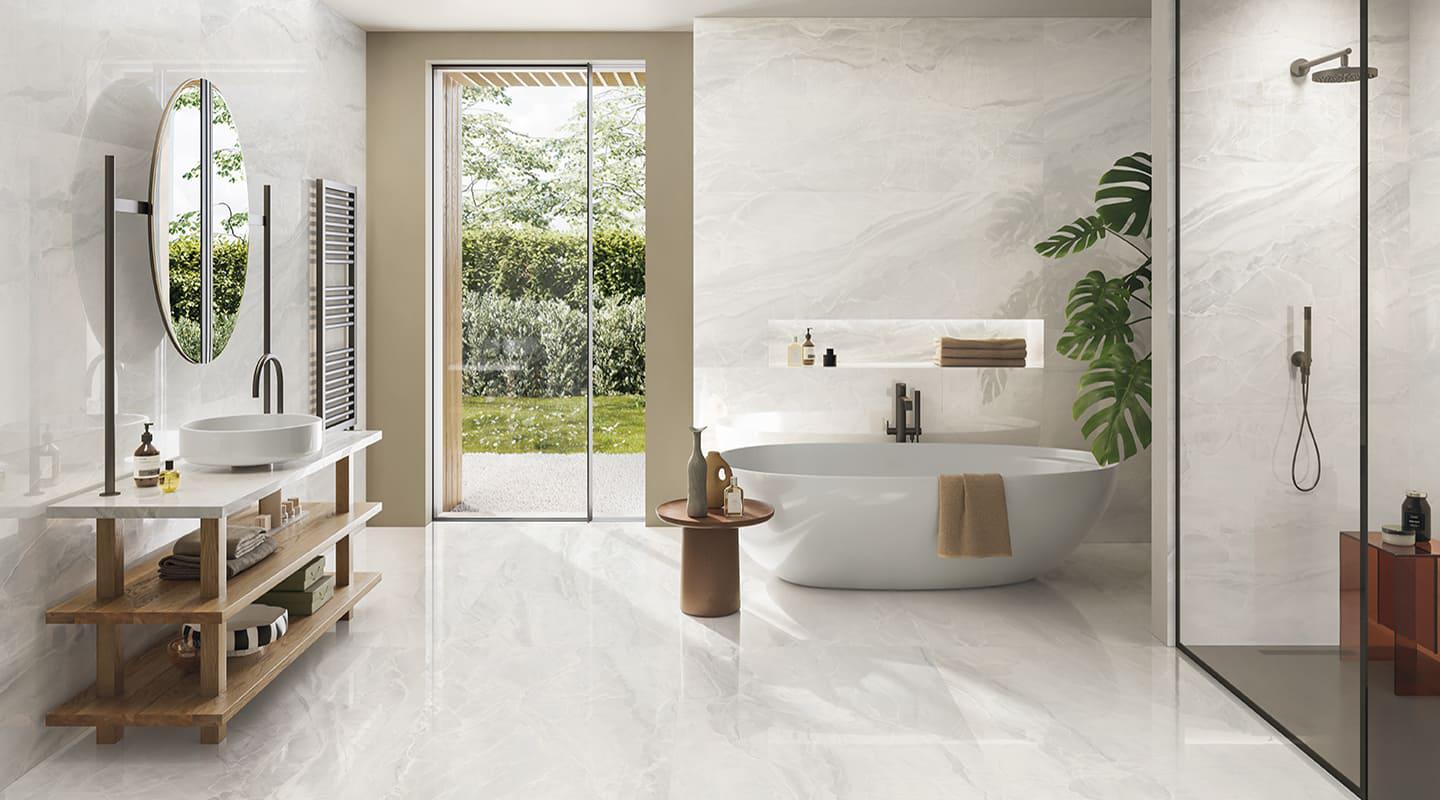 Tele Di Marmo Selection living white marble 3398