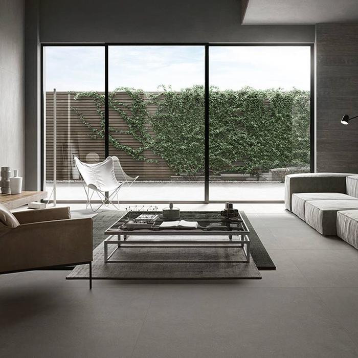 Concrete-effect floors: tough, stylish stoneware tiles 22