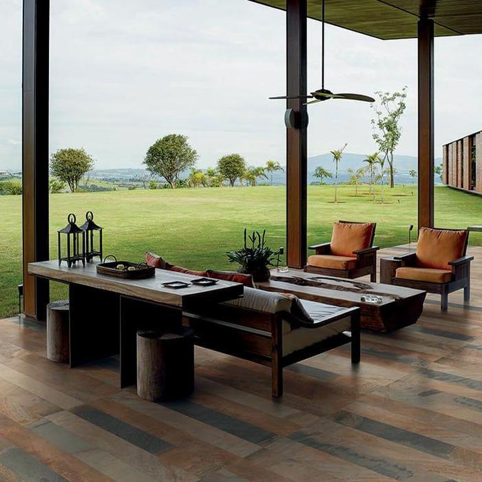 Stone-effect porcelain stoneware tiles: 50 shades of Cornerstone 23