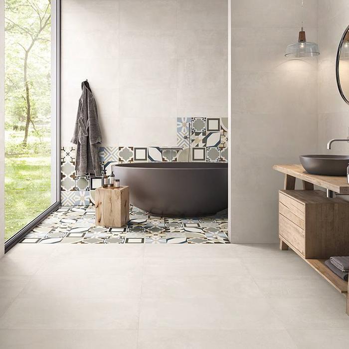 Concrete-effect floors: tough, stylish stoneware tiles 22