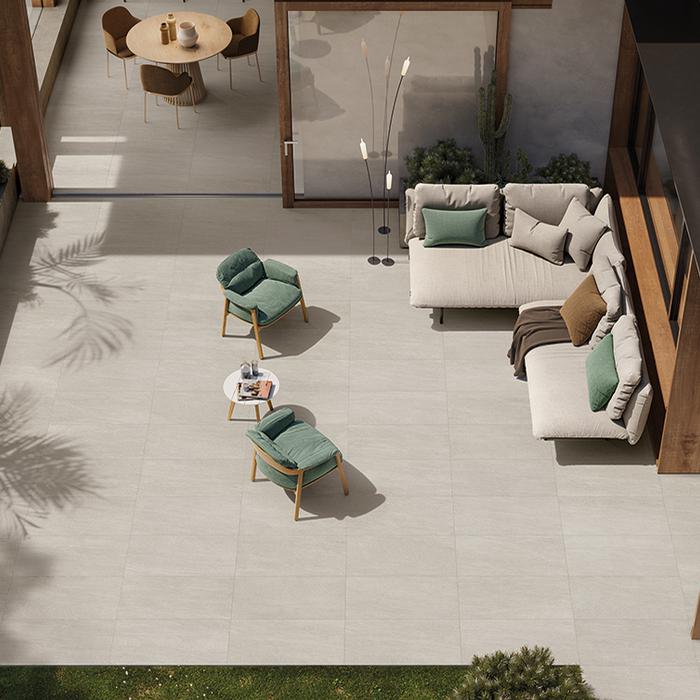Beige porcelain stoneware tiles: style and elegance 265