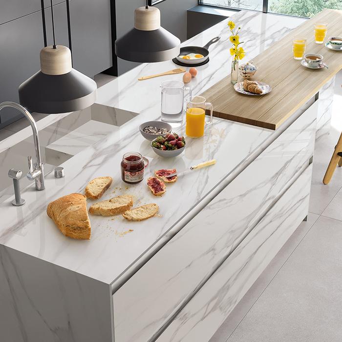 Invisible induction cooktop: the latest kitchen countertop trend 355