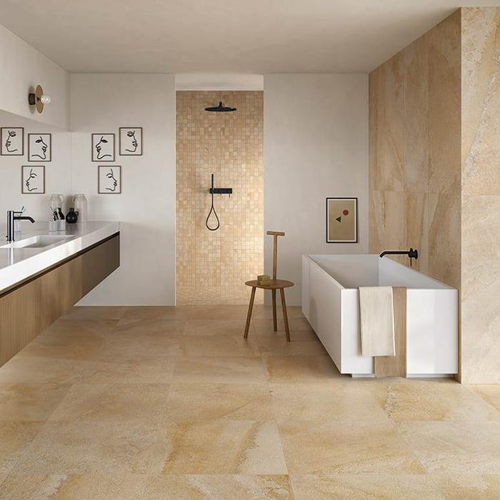 Stone-effect porcelain stoneware tiles: 50 shades of Cornerstone 23