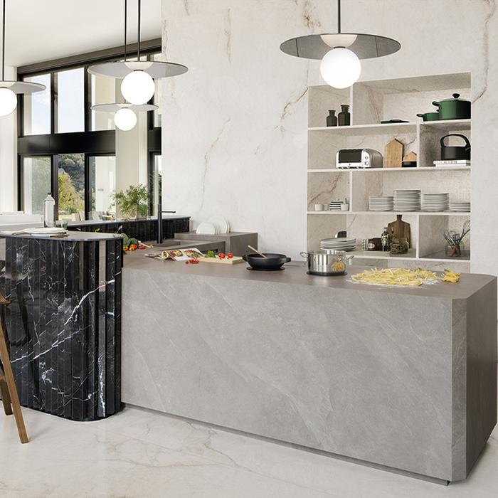 Invisible induction cooktop: the latest kitchen countertop trend 355