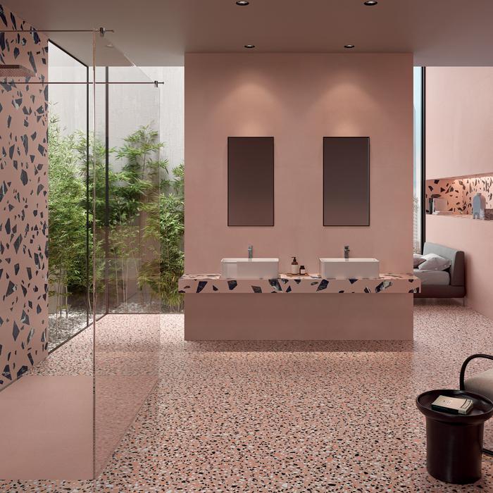 Terrazzo-effect tiles: modern elegance 151