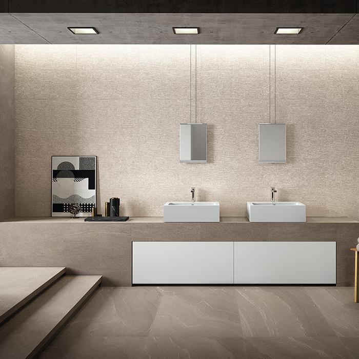 Stoneeffect floor tiles and how to use them