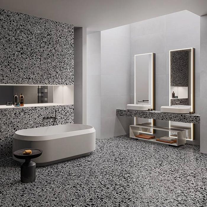 Textured bathroom tiles: the wow factor your bathroom needs 16