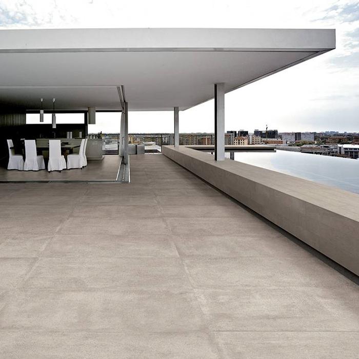 Concrete-effect floors: tough, stylish stoneware tiles 22