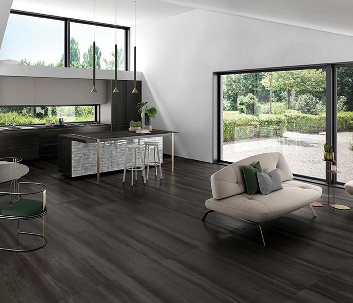 Go dramatic with metallic kitchen tiles that emphasize your style 165