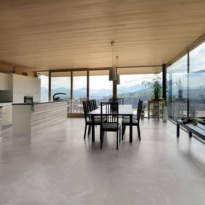 Concrete-effect floors: tough, stylish stoneware tiles 22