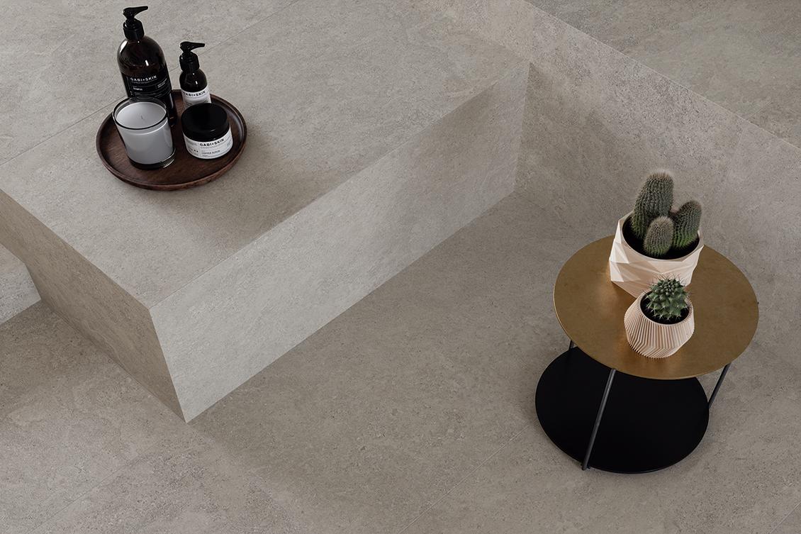 Stoneeffect floor tiles and how to use them