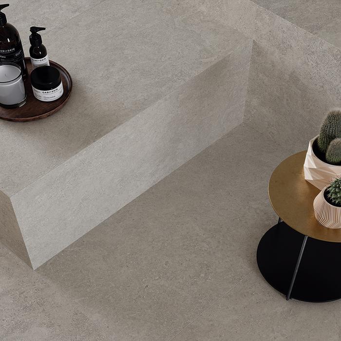 Stoneeffect floor tiles and how to use them